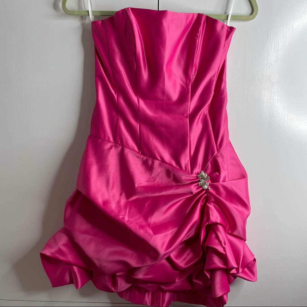 Cache Pink Strapless Dress